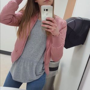 Massini Gray Long Sleeve Knit Top